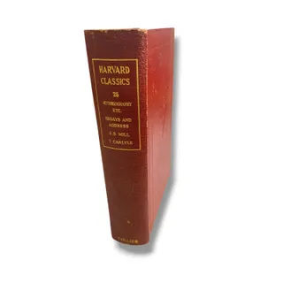 Photo of Harvard Classics 25 Autobiography Ets Essays and Address 1909 Hardcover Book
