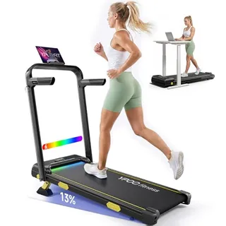 Photo of Foldable Treadmill with Incline, Handle Bar 3 Level