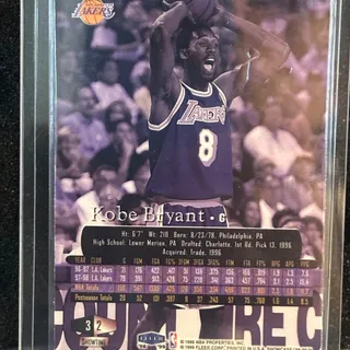 Photo of 1997-98 Flair Showcase Power Kobe Bryant Row 3 holo foil Rainbow