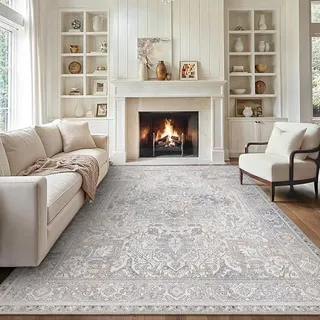 Photo of GENIMO 9×12 Area Rugs for Living Room, Machine Washable Non Slip