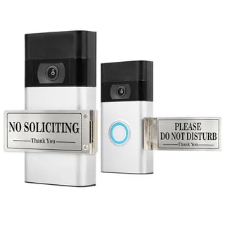 Photo of Do Not Disturb Sign for Doorbell – Rotatable