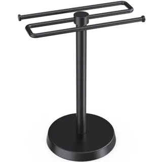 Photo of Hand Towel Holder Stand, 3.3 lb Weighted Base for Countertop