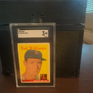 Photo of 1958 Topps #1 Ted Williams SGC 3 Very Good