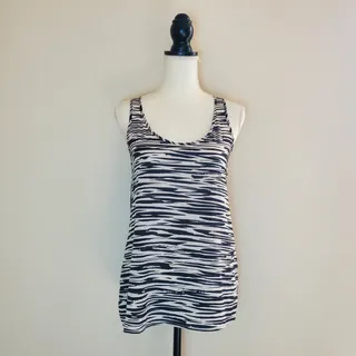 Photo of Urban Outfitters Zebra Print Lace Back Top Small