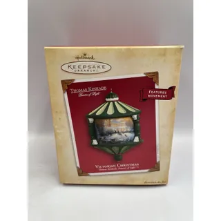 Photo of Vtg 2004 Hallmark Keepsake Ornament Thomas Kinkade Victorian Christmas QXG5521