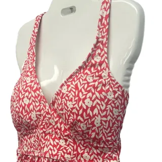 Photo of New Draper James Womens Small UPF 50+ Summer Picnic Halter Swim Top ONLY