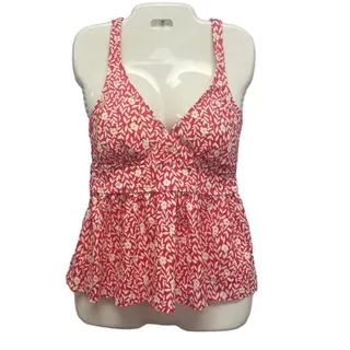 Photo of New Draper James Womens Small UPF 50+ Summer Picnic Halter Swim Top ONLY