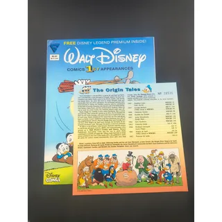 Photo of Walt Disney Comics Carl Barks 1st Appearances COMPLETE w/ Numbered Card 1992