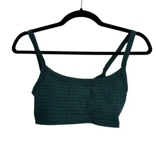 Photo of Princess Polly Arabella Forest Green Textured Bralette