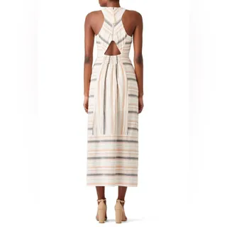 Photo of The Jetset Diaries Striped Brighten Sleeveless Maxi Dress