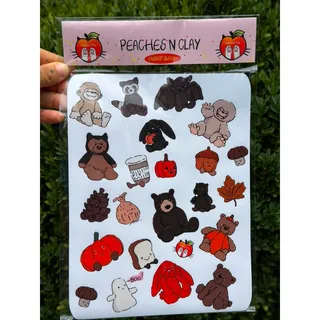 Photo of Jellycat Inspired Fall Stickers 2026