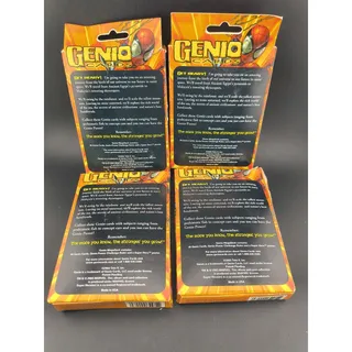 Photo of Vintage 2003 Marvel MegaDeck Genio Cards Lot of 4 Sealed Packs Spider-Man Hulk