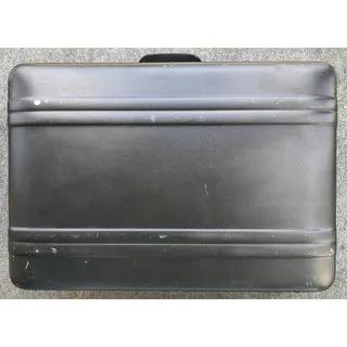 Photo of Vintage Zero Halliburton Black Aluminum Suitcase Camera Flight Hard Case 26x18x9