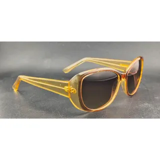 Photo of Nine West Womens Butterfly Sunglasses S07212RN Amber Yellow Transparent Gradient