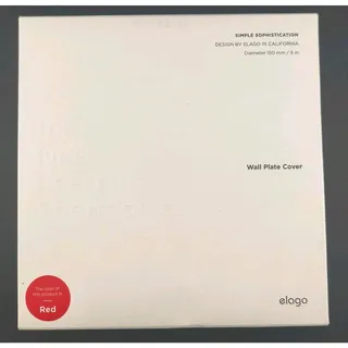 Photo of elago Red Wall Plate Cover for Nest Learning Thermostat (6 Inch / 150mm)