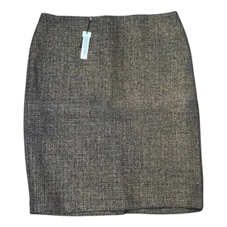 Photo of Talbots Wool Skirt Black Gold 16