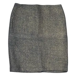 Photo of Talbots Wool Skirt Black Gold 16