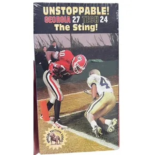 Photo of Vintage 1997 Georgia Bulldogs vs Georgia Tech Unstoppable VHS Sealed UGA vs GT