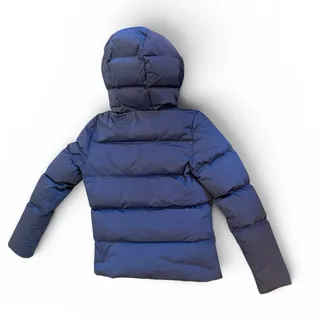 Photo of Fendi Monster Eye Down Puffer Coat Blue Hooded IT 40 / US 4