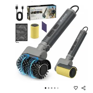 Photo of Electric Grill Brush, Cordless Rechargeable Grill Cleaner, 58W BBQ Cleaning Brus