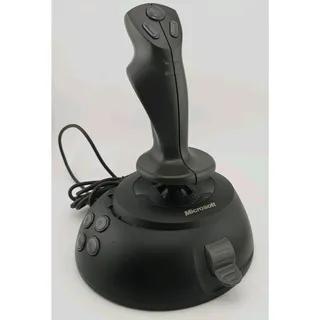 Photo of Microsoft SideWinder USB PC Flight Stick Joystick X08-59073 Tested Working
