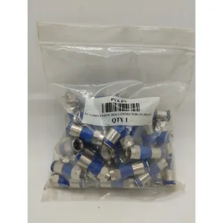 Photo of Perfect Vision DirecTV PV6-PV RG6 Coax Compression Connector 50 Pieces