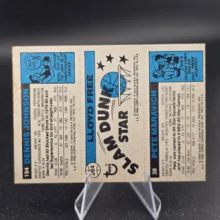 Photo of 1980-81 Topps - Pete Maravich, World B. Free, Dennis Johnson #194-264-38