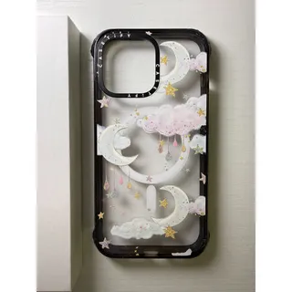 Photo of casetify iphone 14 pro max case magsafe-MOON AND STARS BLACK BUMPER