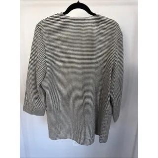 Photo of Norton McNaughton Blazer Womens Houndstooth Size 12 Chic Oversized VINTAGE