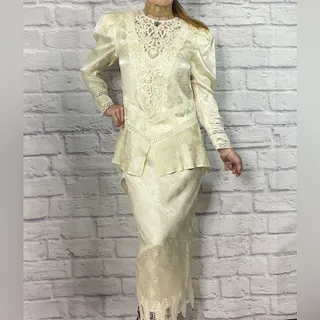 Photo of Stunning Vintage Jessica McClintock Victorian Style Dress Suit with Tails