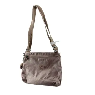 Photo of Kipling Merriweather Metallic Crossbody Bag Quartz Metallic NEW