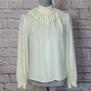 Photo of Vintage 80's Campus Casuals Victorian style blouse