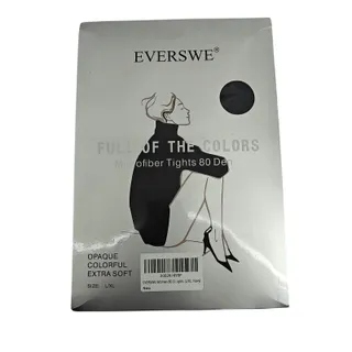 Photo of Verswe Women's 80 Den Extra Soft Opaque Tights Women's L/XL 3 Packs