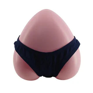 Photo of Aerie Superchill Modal Rib Thong Underwear Navy Womens Medium