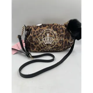 Photo of NWT Juicy Couture Maginifique Leopard Print Pompom & J Charms Crossbody