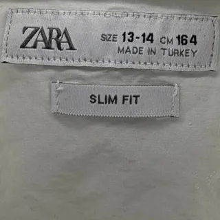 Photo of Zara Slim Fit Pleated Tuxedo Dress Shirt White Boys | 13-14