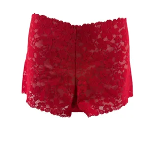 Photo of Auden Allover Lace Boy Shorts Underwear Spicy Red Womens Medium