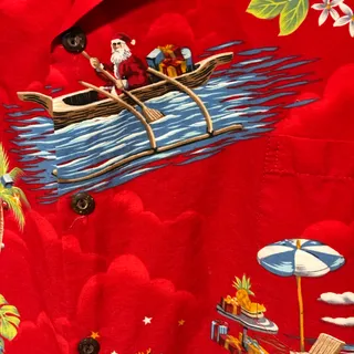 Photo of Pacific Legend men’s Hawaiian shirt 3XL Christmas theme