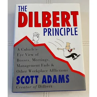 Photo of The Dilbert Principle by Scott Adams Hardcover Book