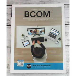 Photo of Lehman + Dufrene BCOM9 Business Communication Paperback Book