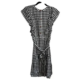 Photo of Saylor Simonq Gingham Black and White Mini Dress