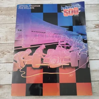 Photo of Indianapolis 500 Seventy Fourth Indianapolis 500 May 27 1990 Official Program