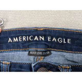 Photo of American Eagle Blue Jeans Size 2 Long Next Level Stretch Skinny -0826H42