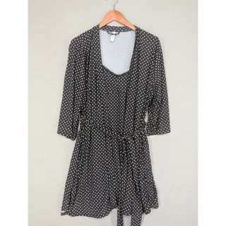 Photo of Marilyn Monroe Sleep Set Nightgown Robe Size Large Pajamas 2 Piece -0826H03