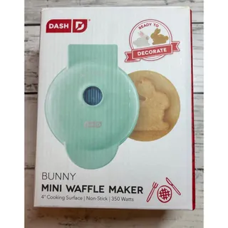 Photo of NEW Dash Aqua Bunny Mini Waffle Maker