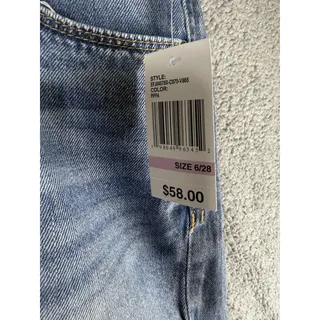 Photo of NWT Kensie Jeans Denim The High Rise Short High Waisted Size 6/28 Women