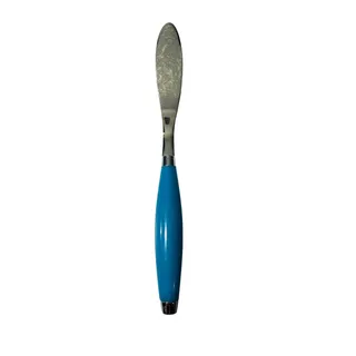 Photo of Fiestaware Stainless Steel TEAL blue CHEESE SPREADER CHARCUTERIE board