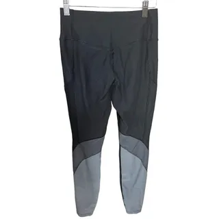 Photo of Nike Dri-Fit active leggings black gray panels high waist XS