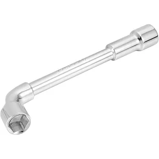 Photo of uxcell 19mm Metric L Shaped Angled Hex Socket Wrench Chrome Plated, Cr-V