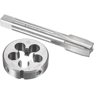 Photo of uxcell M14 x 1mm Metric Tap and Die Set - Thread Repair Kit